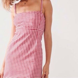 Urban outfitters red gingham dress